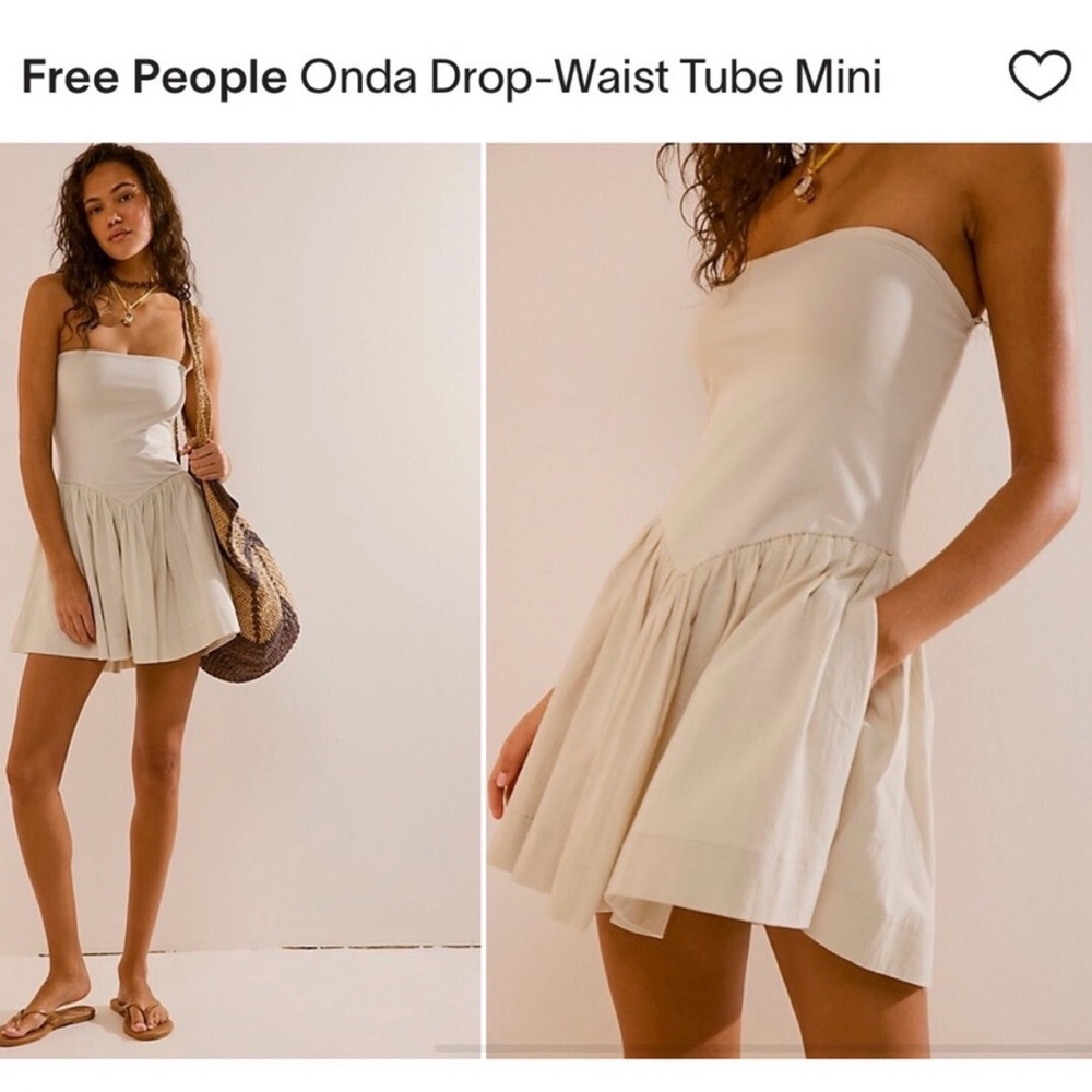 Free People Onda Dress Drop-Waist Mini